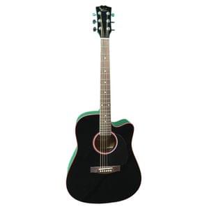 Swan7 SW41C BK 41 Inch Linden Wood Acoustic Guitar